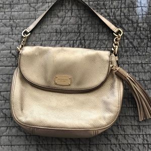 Michael Kors Bedford Gold Purse and Wallet